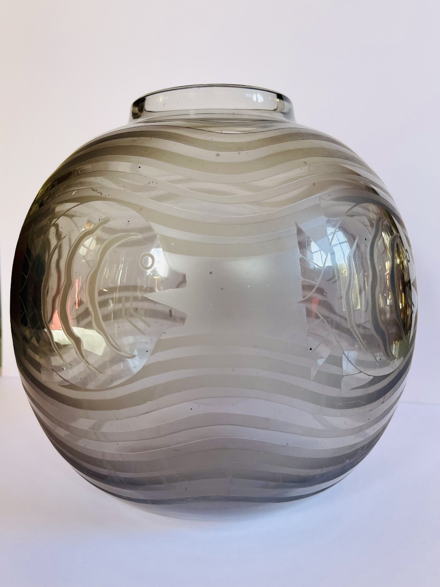 Glass Vase With Fish -photo-5